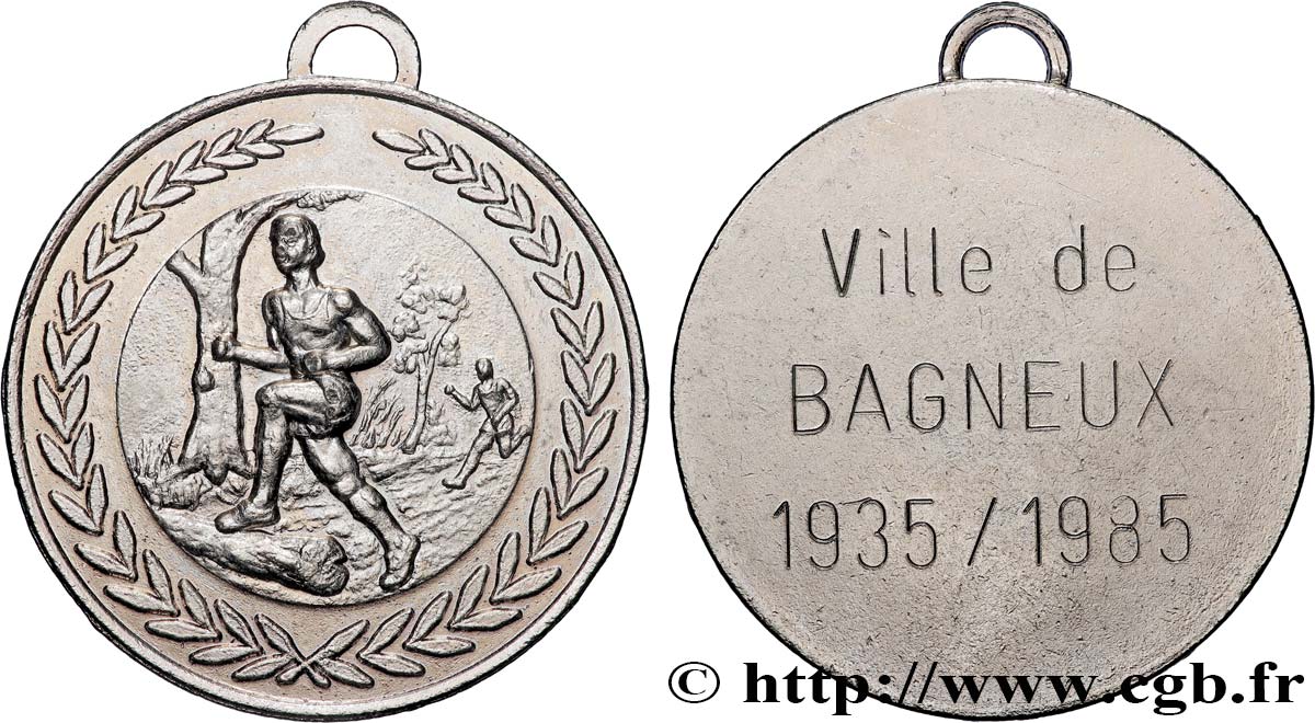 CINQUIÈME RÉPUBLIQUE Médaille, Course TTB+