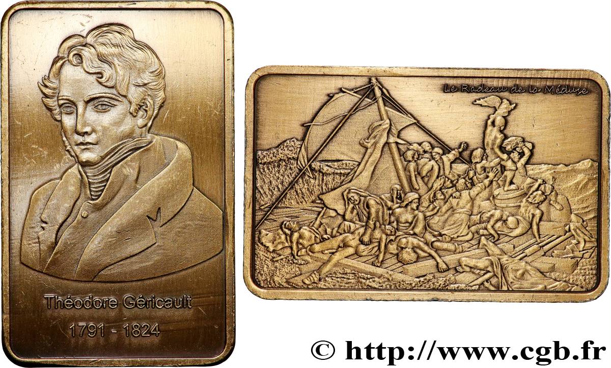ARTISTES : GRAVEURS, PEINTRES, SCULPTEURS Médaille, Théodore Gericault SUP