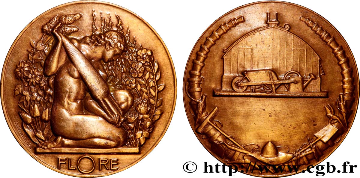 ETAT FRANÇAIS Médaille, Flore AU