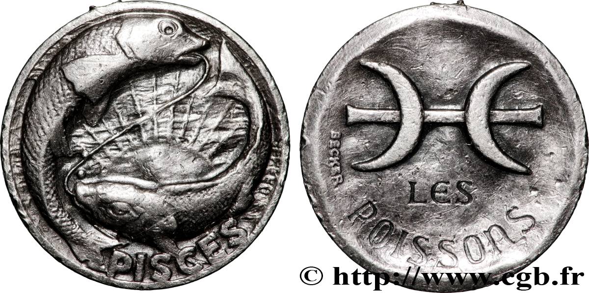ANIMALS Médaille, Les Poissons fVZ