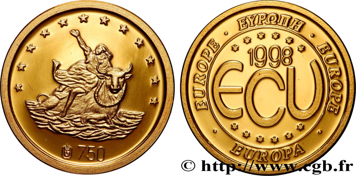EUROPA Médaille, Ecu Europa Proof set