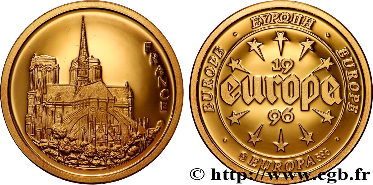 V REPUBLIC Médaille, Europe, France Proof set