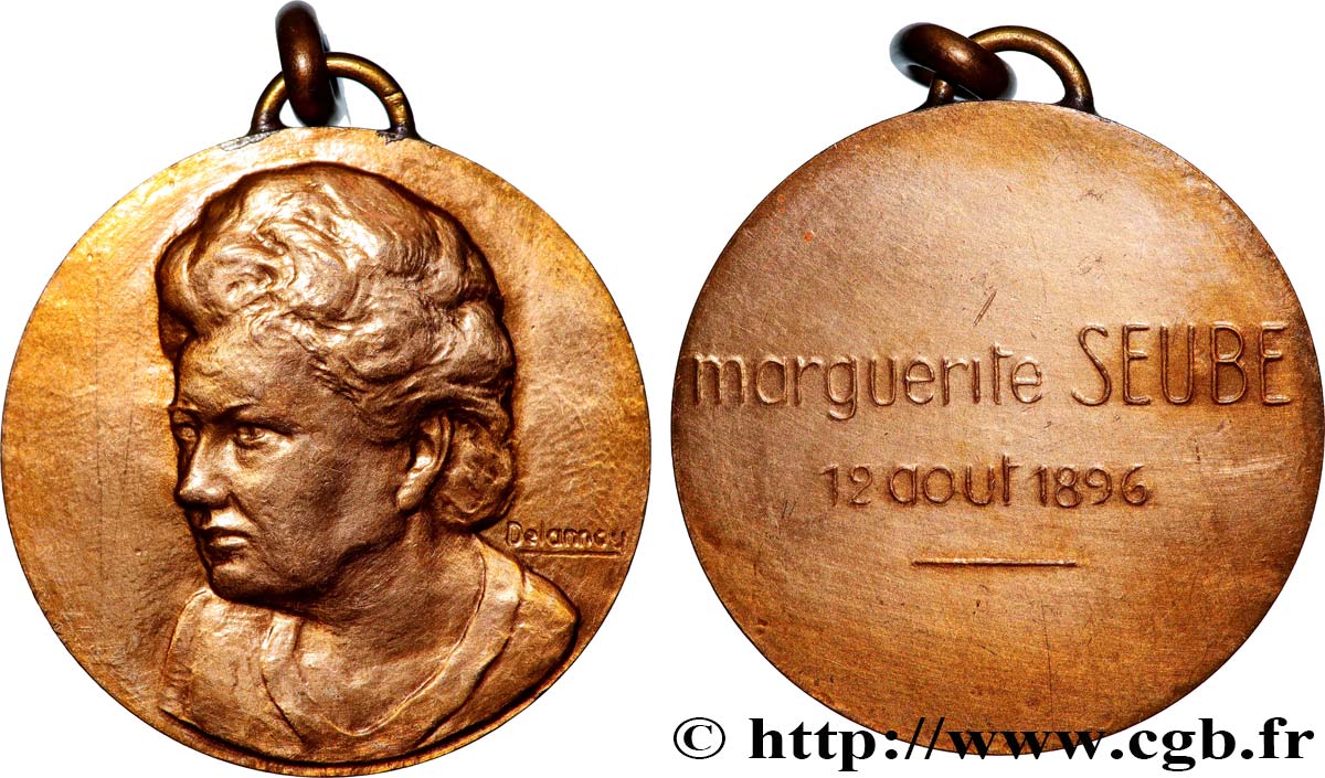 TROISIÈME RÉPUBLIQUE Médaille, Marguerite Seube SUP/TTB+