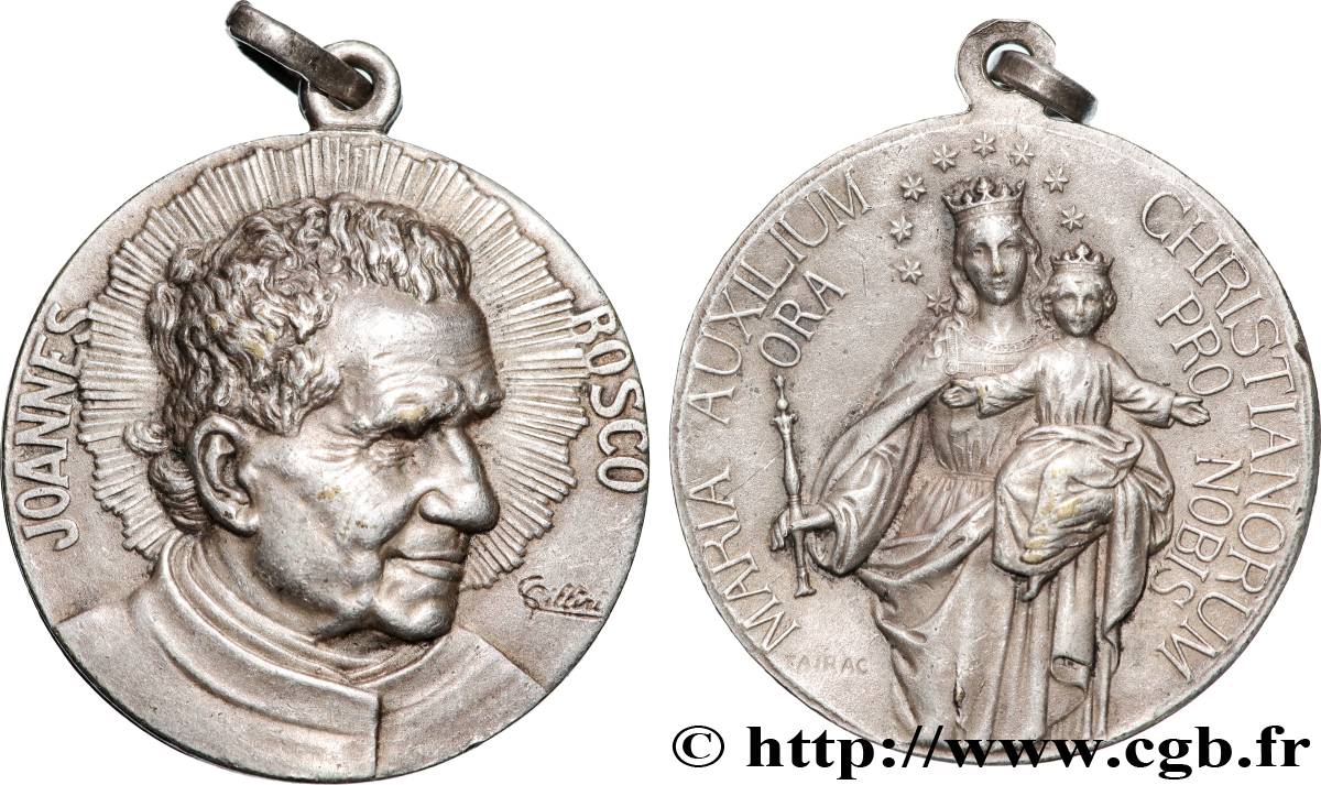 MÉDAILLES RELIGIEUSES Médaille, Jean Bosco TTB+