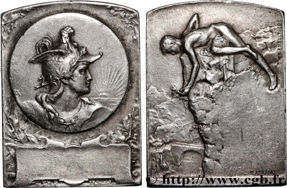 TROISIÈME RÉPUBLIQUE Plaquette de récompense TTB+