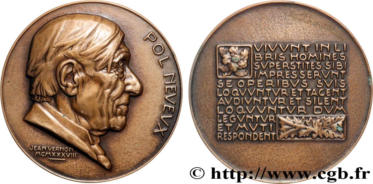 III REPUBLIC Médaille, Pol Neveux, n°6 AU