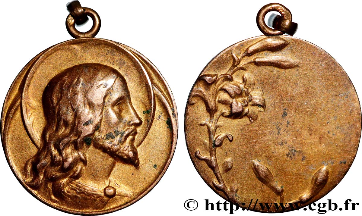 MÉDAILLES RELIGIEUSES Médaille, Jésus-Christ TTB