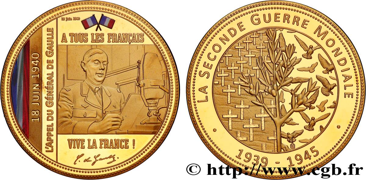 CINQUIÈME RÉPUBLIQUE Médaille, L’appel du général De Gaulle SPL