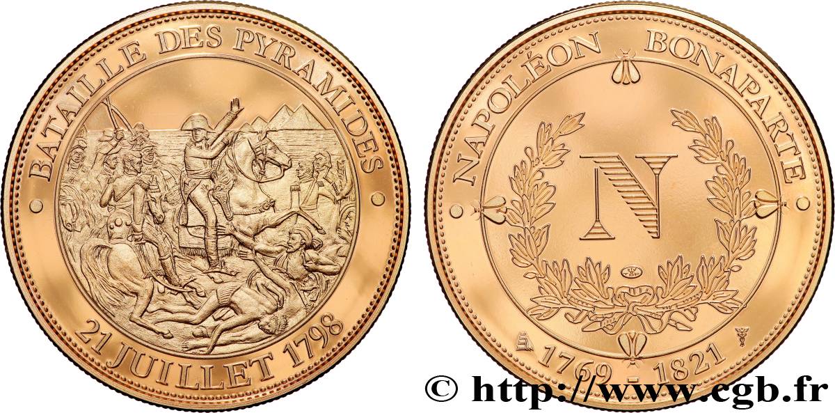 GESCHICHTE FRANKREICHS Médaille, Bataille des Pyramides VZ