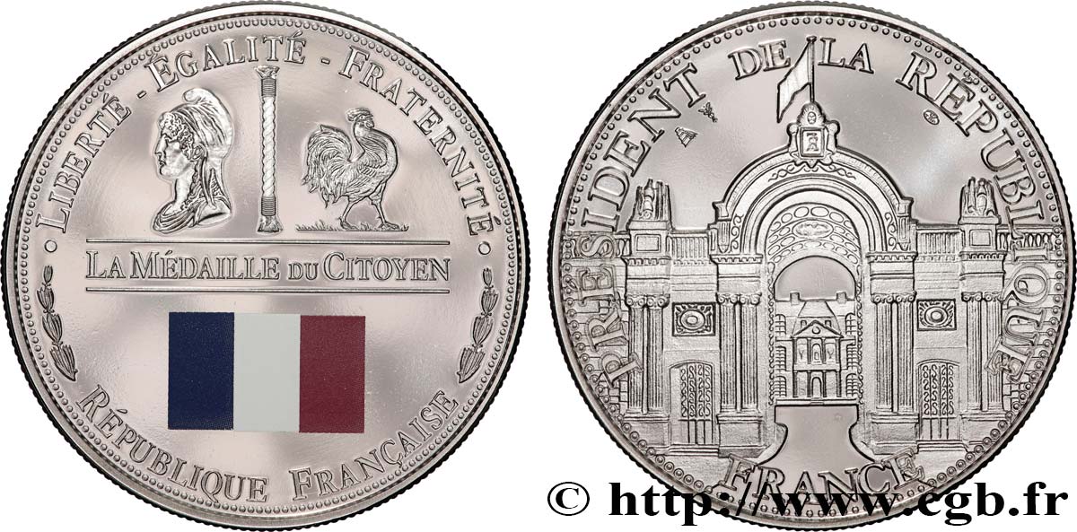 V REPUBLIC Médaille du citoyen AU