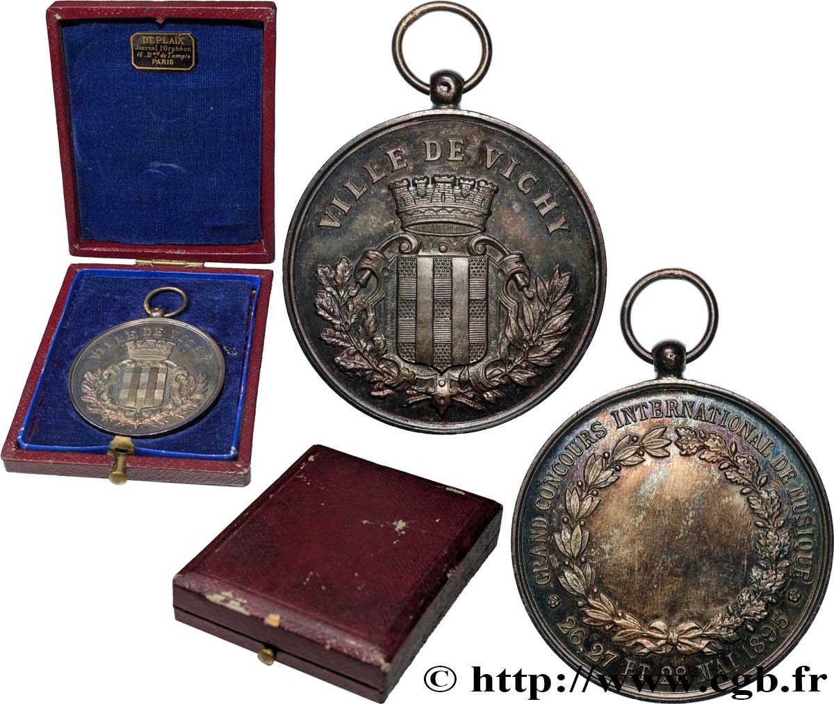 DRITTE FRANZOSISCHE REPUBLIK Médaille, Grand Concours International de musique fST