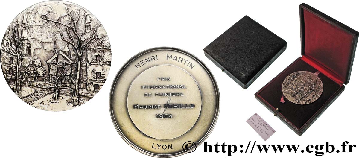 CINQUIÈME RÉPUBLIQUE Médaille, Prix international de peinture SUP