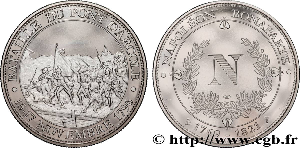 PREMIER EMPIRE Médaille, Bataille du Pont d’Arcole SUP