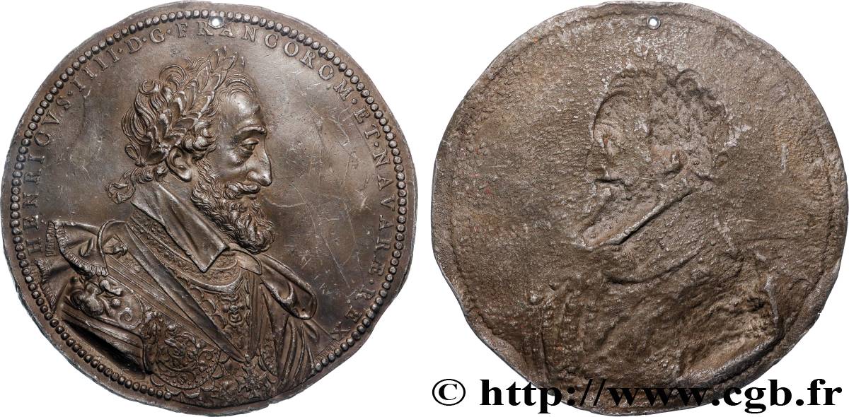 HENRI IV LE GRAND Médaillon, Henri IV TTB