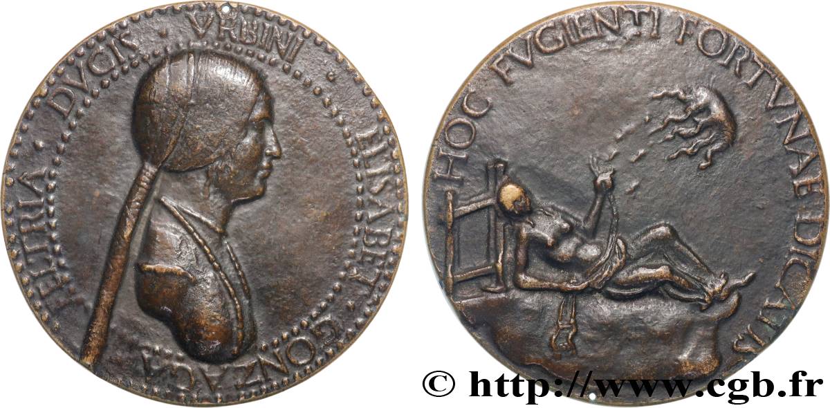ITALIE - URBINO Fonte, Élisabeth de Gonzague, duchesse d’Urbino TTB