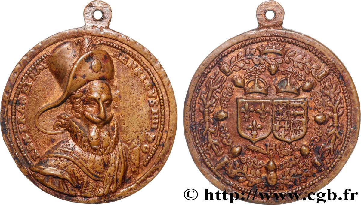 HENRI IV LE GRAND Fonte, Henri IV, roi de France et de Navarre TTB