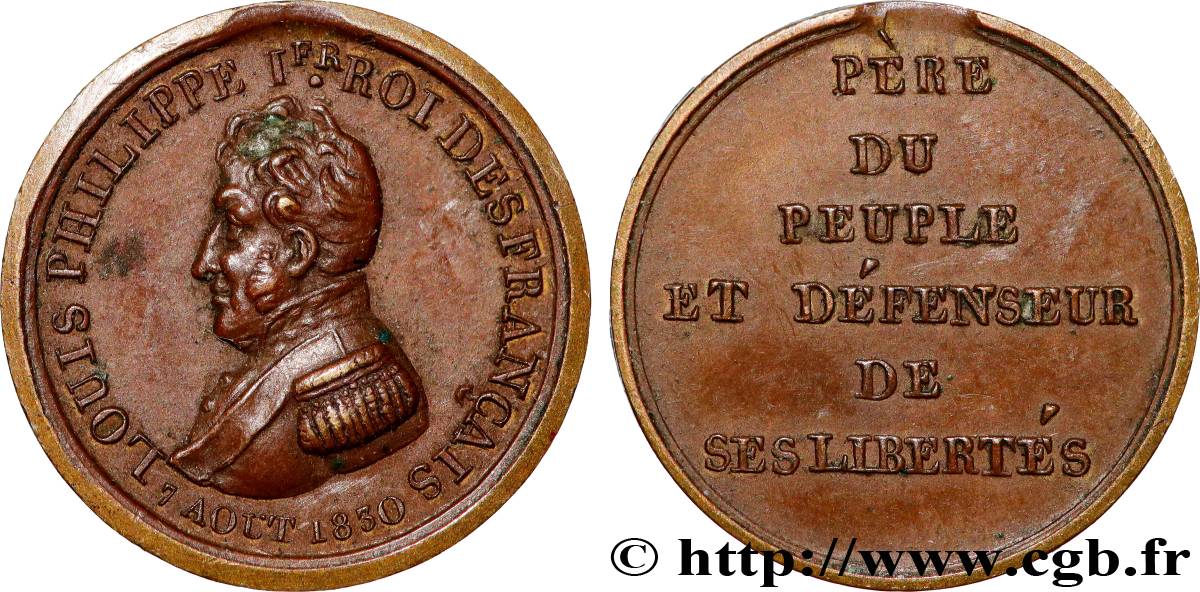 LUDWIG PHILIPP I Médaille, Père du peuple fVZ