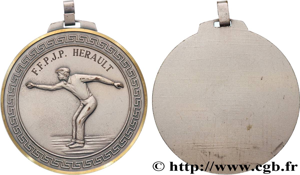V REPUBLIC Médaille, Fédération Française de Pétanque Hérault AU