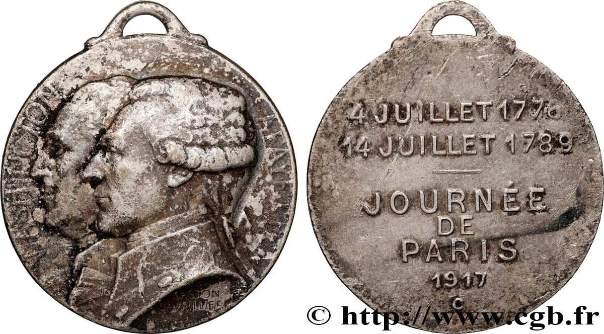III REPUBLIC Médaille, Journée de Paris XF