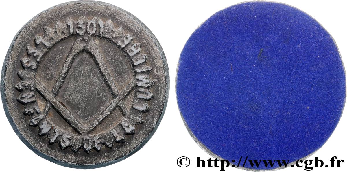 FRANC - MAÇONNERIE Médaille, Les enfants de l’Univers TTB