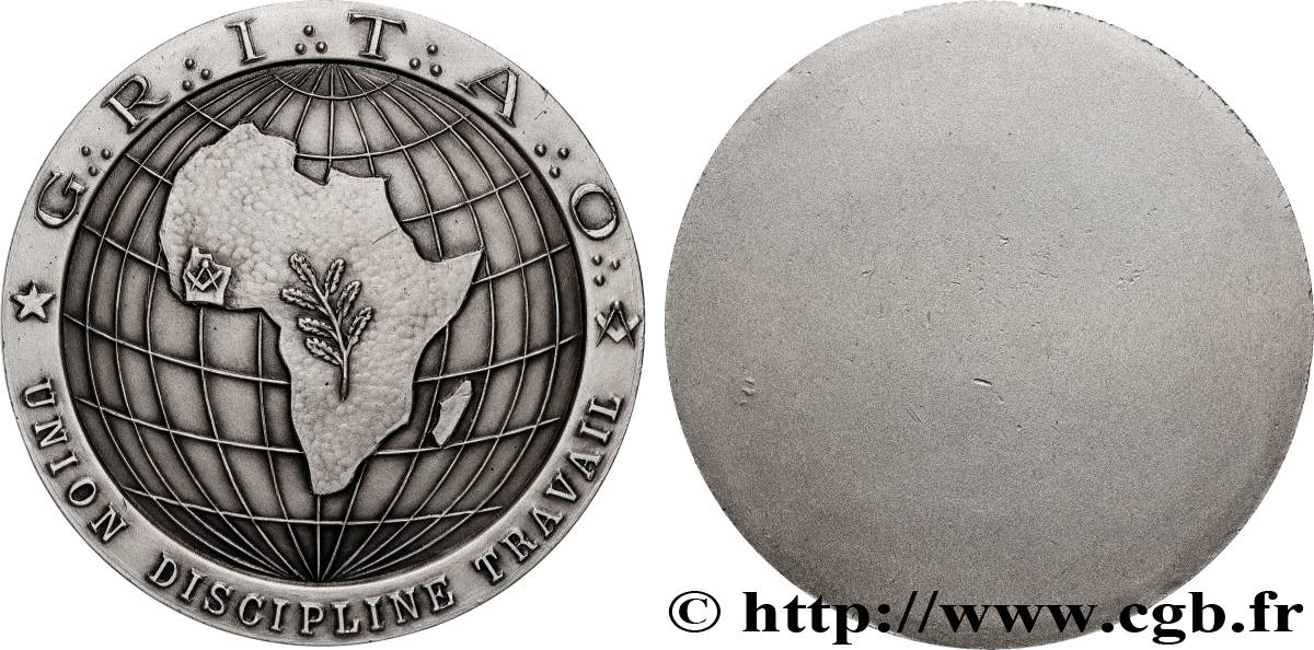 ÉTATS DE L AFRIQUE DE L OUEST (BCEAO) Médaille, Grand Rite Traditionnel de l Afrique de l Ouest  SUP
