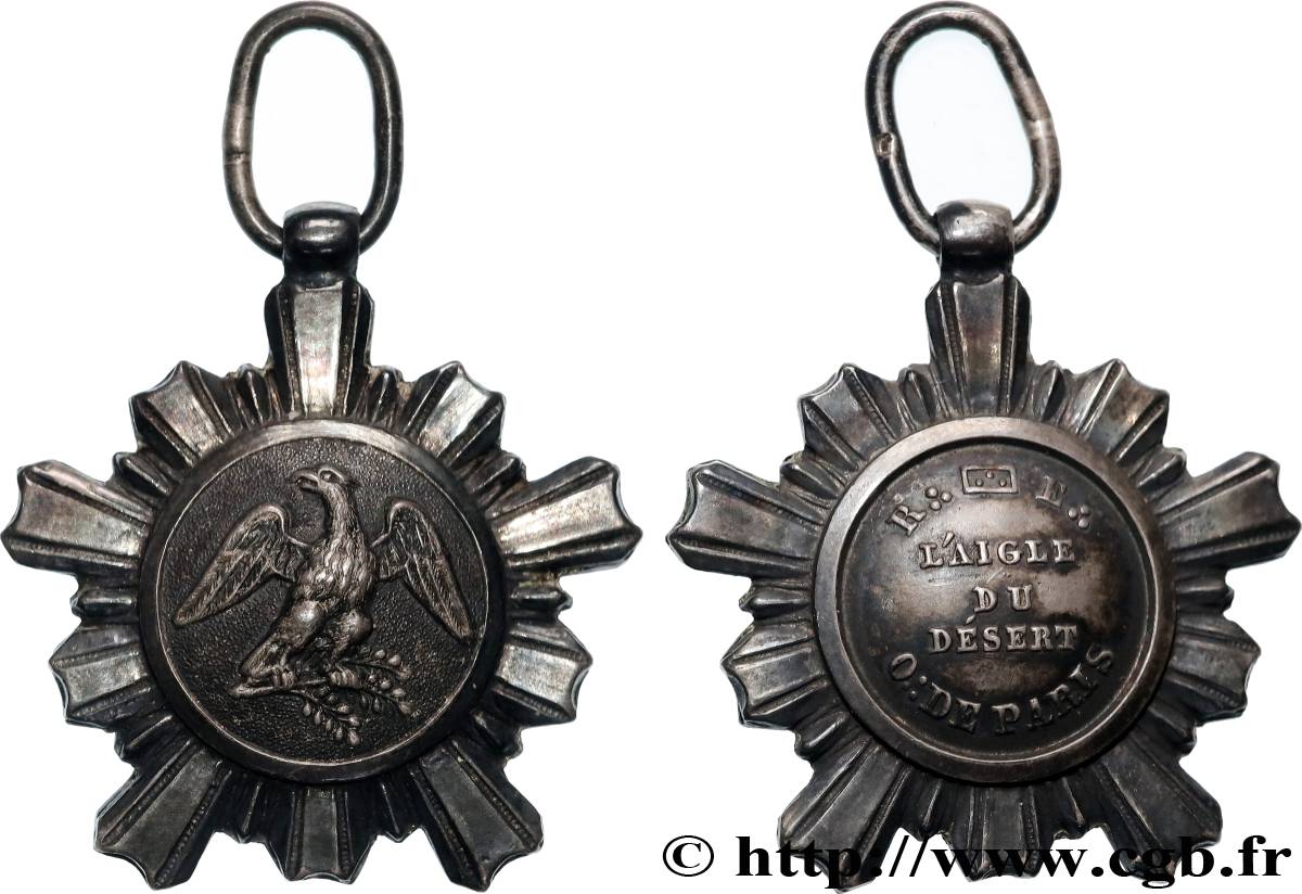 FREEMASONRY Médaille, L’aigle du désert AU