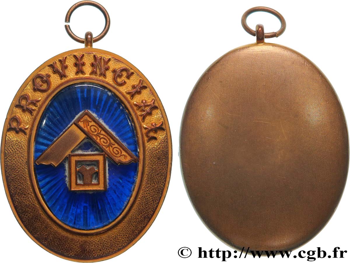 FRANC - MAÇONNERIE Médaille, Loge provincial TTB+