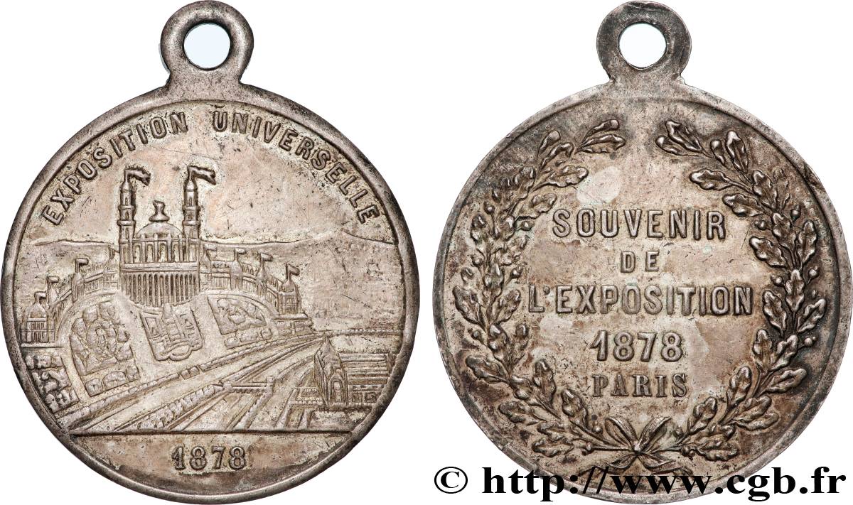 TROISIÈME RÉPUBLIQUE Exposition Universelle de 1878 TTB