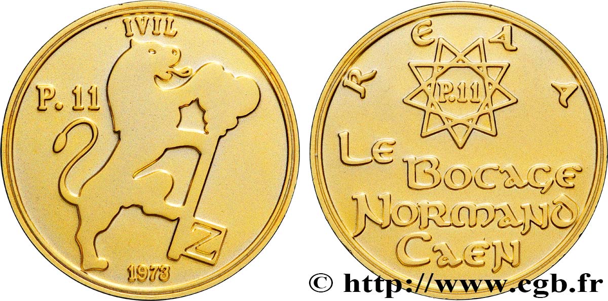 FRANC - MAÇONNERIE Médaille, Le bocage normand SUP