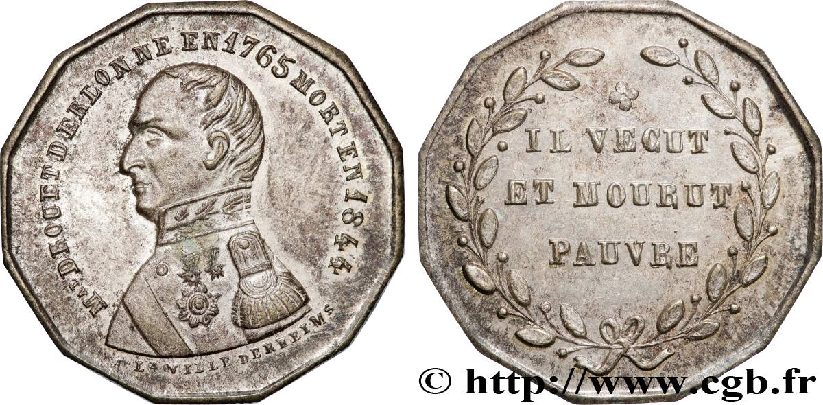 LOUIS-PHILIPPE Ier Médaille, Maréchal Drouet d’Erlon TTB