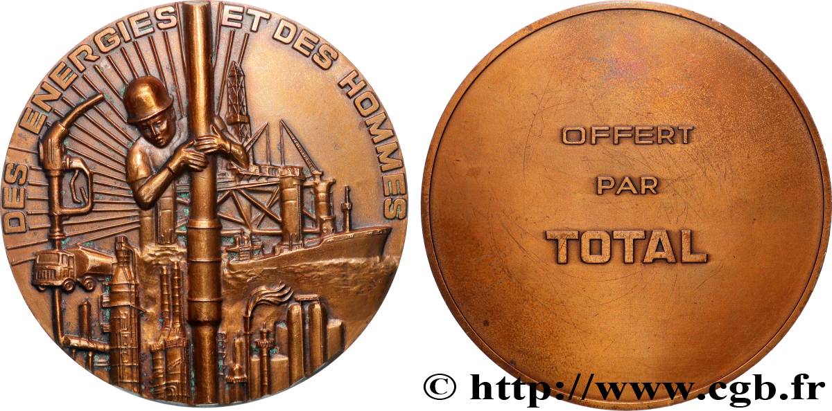 COMPANIES, INDUSTRIES AND MISCELLANEOUS TRADES Médaille, Des énergies et des hommes AU