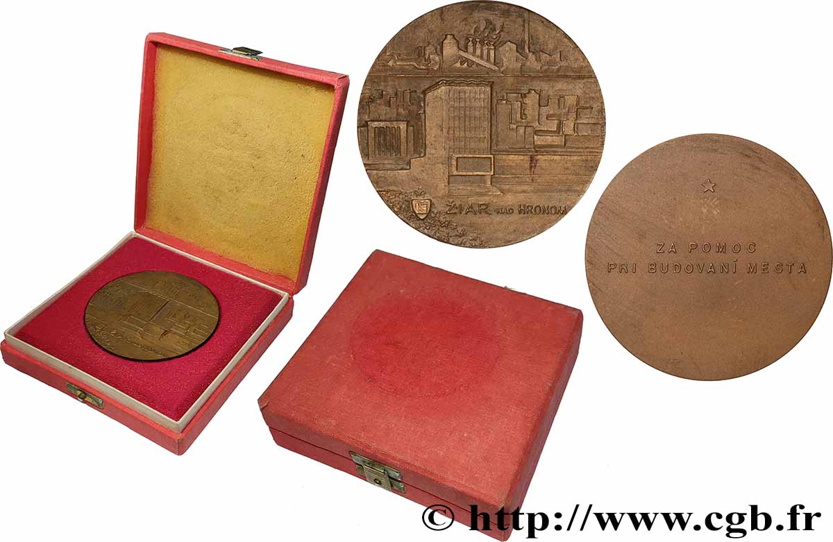 SLOVAQUIE Médaille, Žiar nad Hronom TTB+