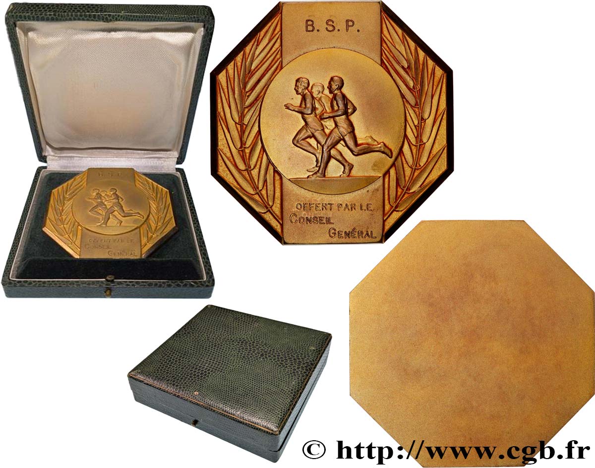SPORTS Médaille, B. S. P., Conseil général TTB+