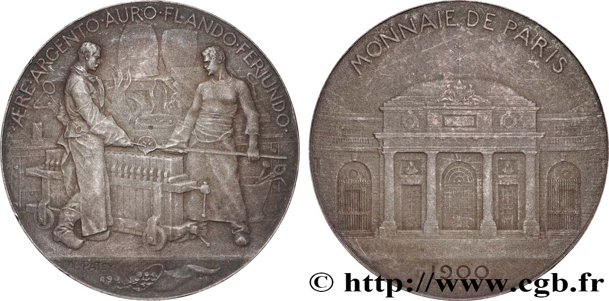 TROISIÈME RÉPUBLIQUE Médaille, Souvenir de la Monnaie de Paris TTB+