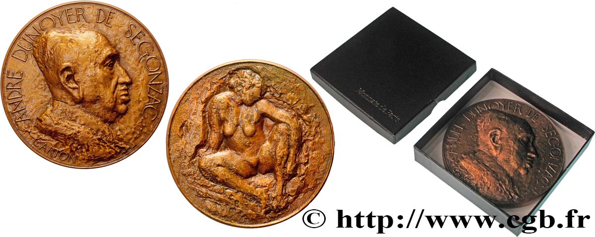 QUINTA REPUBBLICA FRANCESE Médaille, André Dunoyer de Segonzac, n°70 SPL