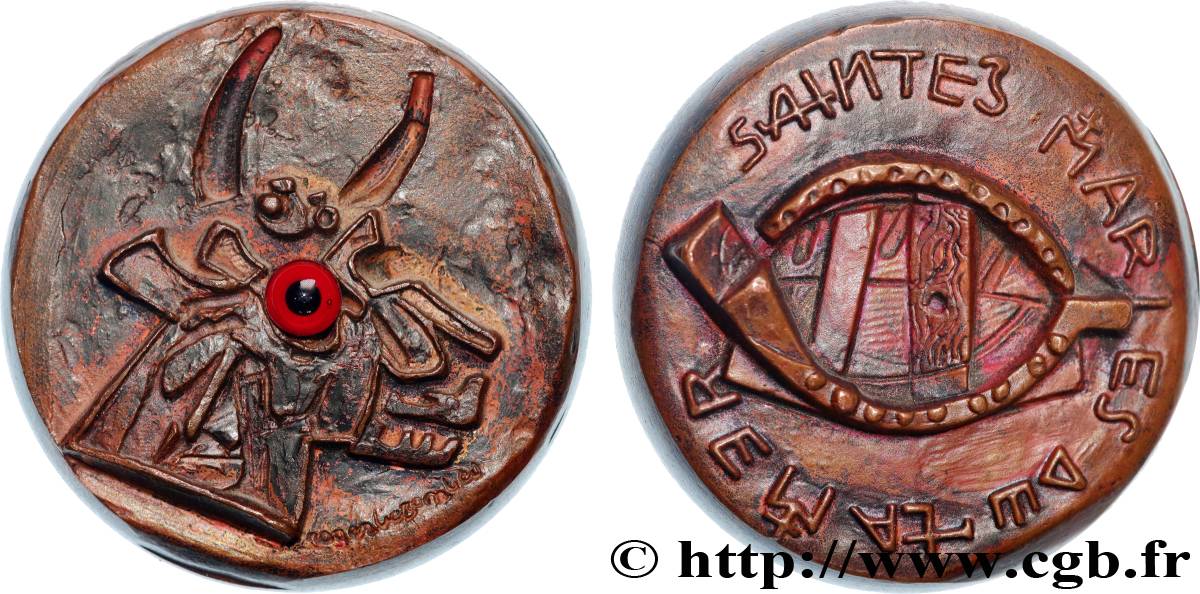 QUINTA REPUBLICA FRANCESA Médaille, Saintes Maries de la mer par Bezombes EBC