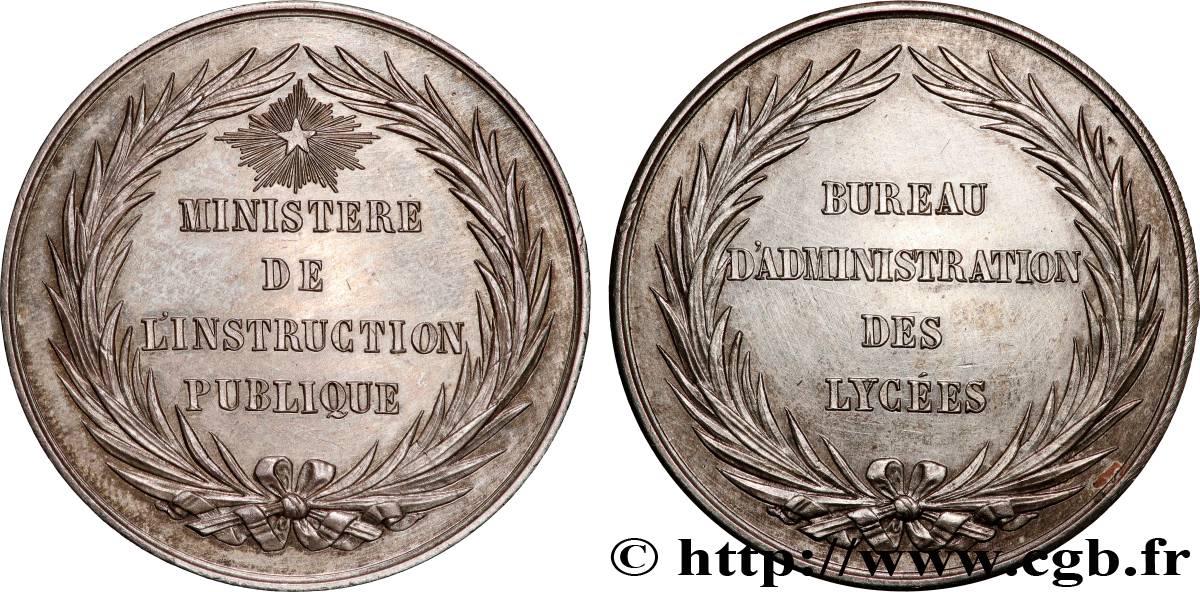 ÉDUCATION : LYCÉES, ÉCOLES Médaille, Bureau d’administration des lycées SUP
