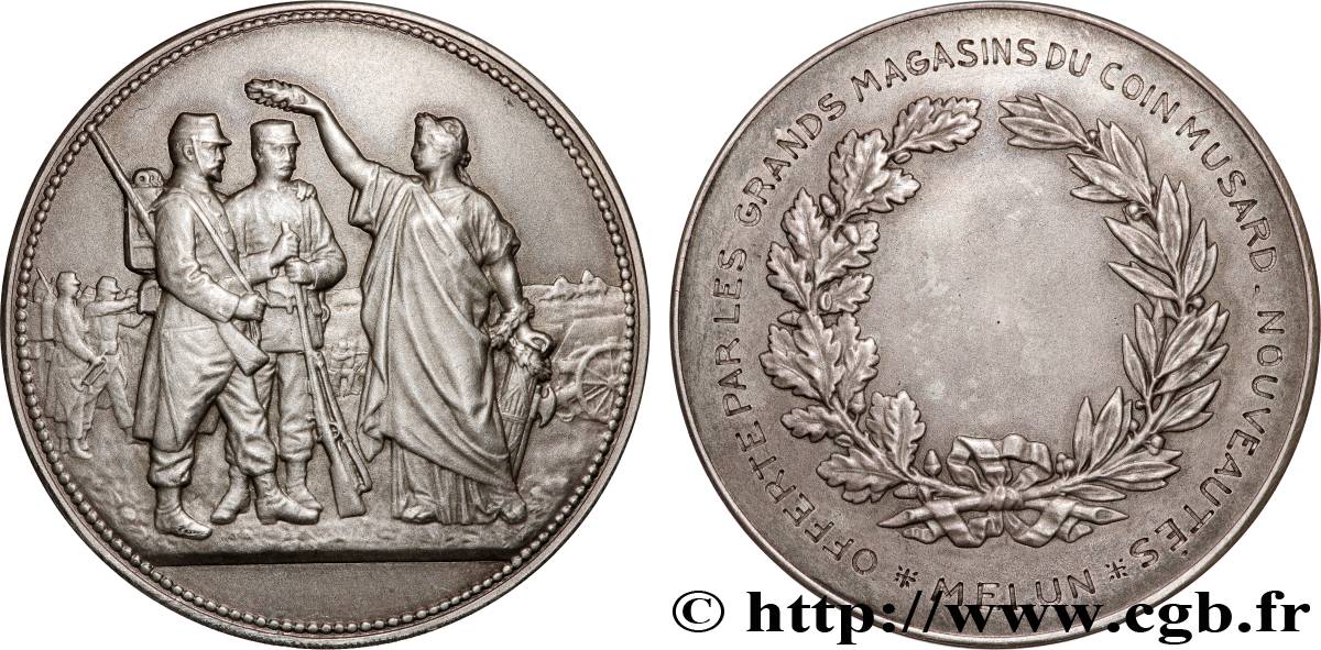 TERZA REPUBBLICA FRANCESE Médaille, Grands magasins du Coin Musard nouveautés q.SPL