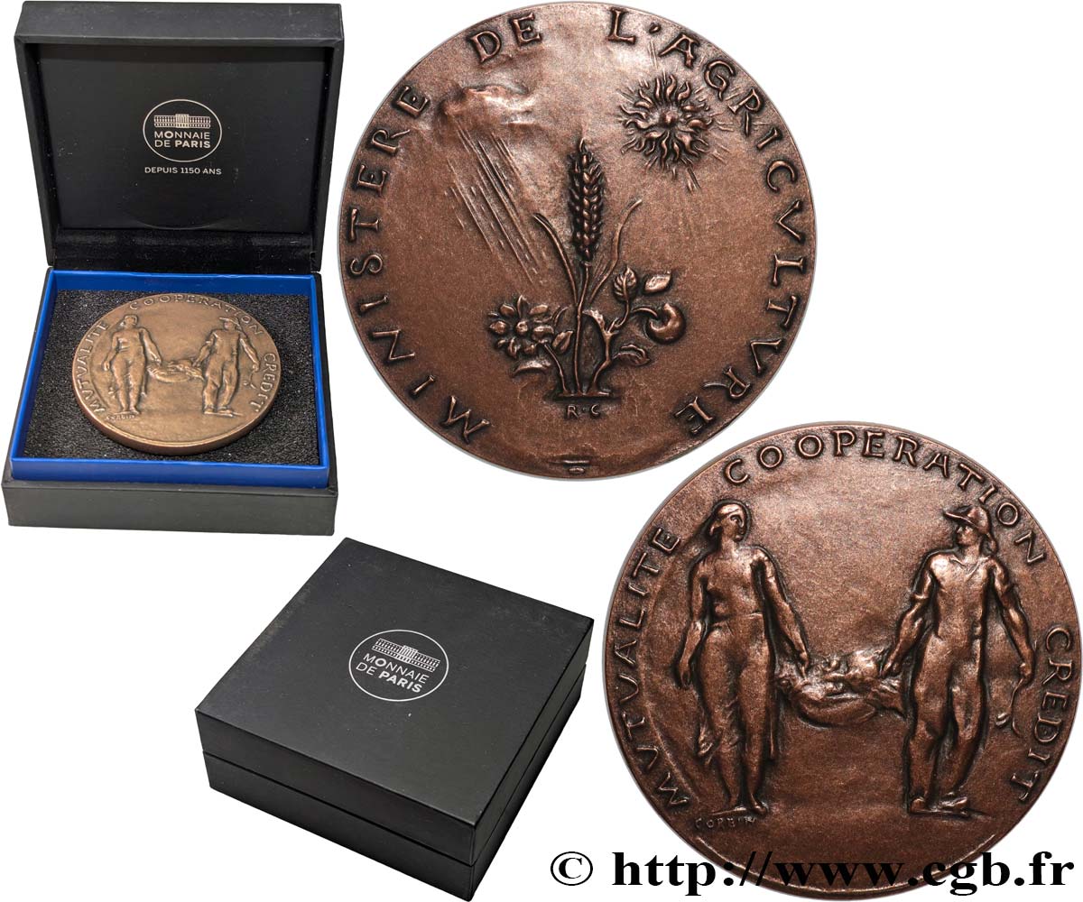 QUINTA REPUBBLICA FRANCESE Médaille, Mutualité coopération et crédit SPL