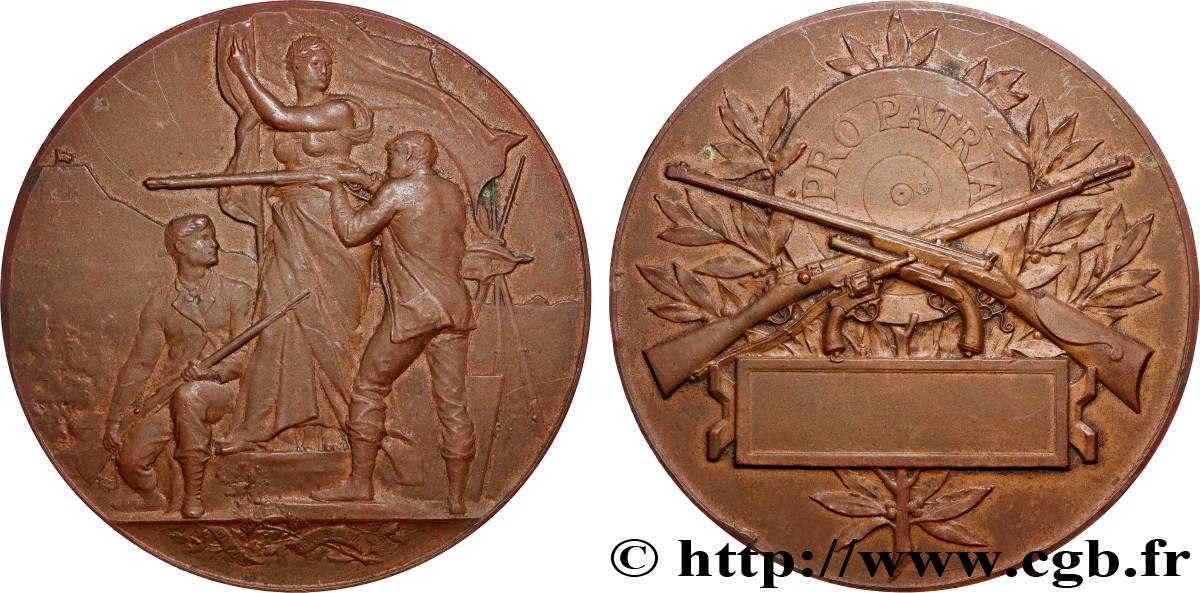 SHOOTING AND ARQUEBUSE Médaille PRO PATRIA, récompense, Pour la Patrie XF