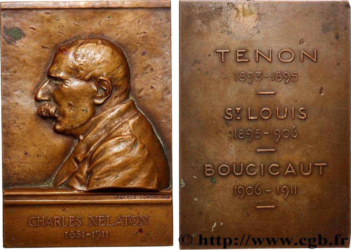 SCIENCES & SCIENTIFIQUES Plaquette, Charles Nélaton TTB