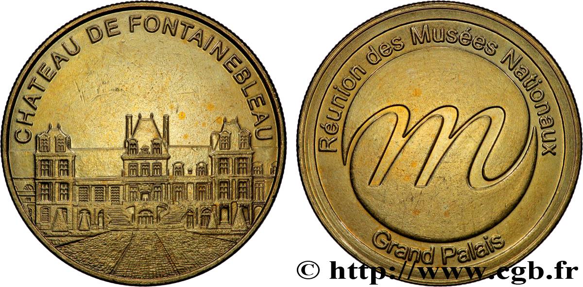 MÉDAILLES TOURISTIQUES Médaille touristique, Château de Fontainebleau SUP