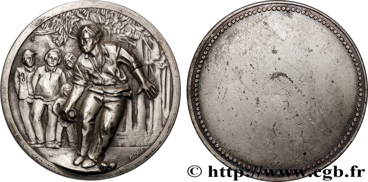 SPORTS Médaille, Pétanque TTB