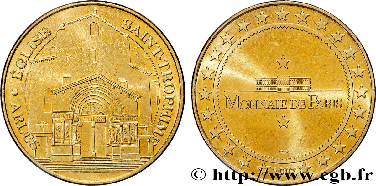 TOURISTIC MEDALS Médaille touristique, Eglise Saint-Trophimie, Arles SPL