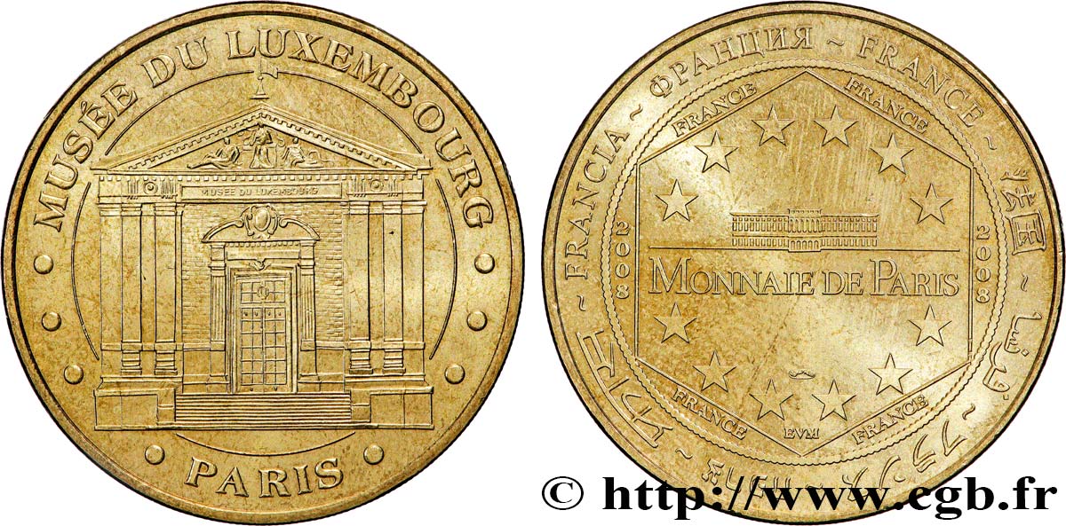 TOURISTIC MEDALS Médaille touristique, Musée du Luxembourg, Paris q.SPL