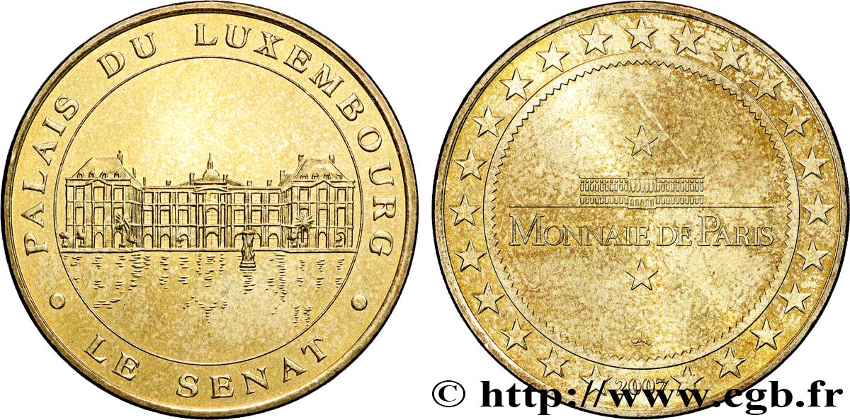 TOURISTIC MEDALS Médaille touristique, Palais du Luxembourg, Le Sénat AU