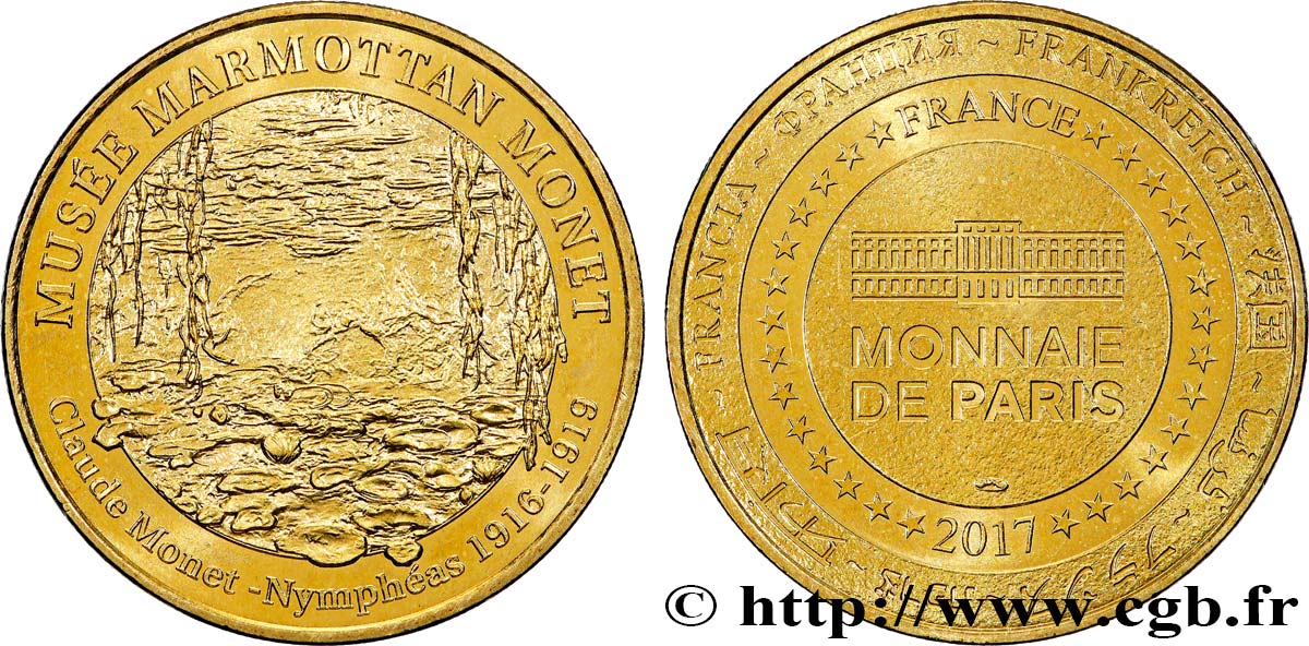 TOURISTIC MEDALS Médaille touristique, Musée Marmottan Monet  SPL