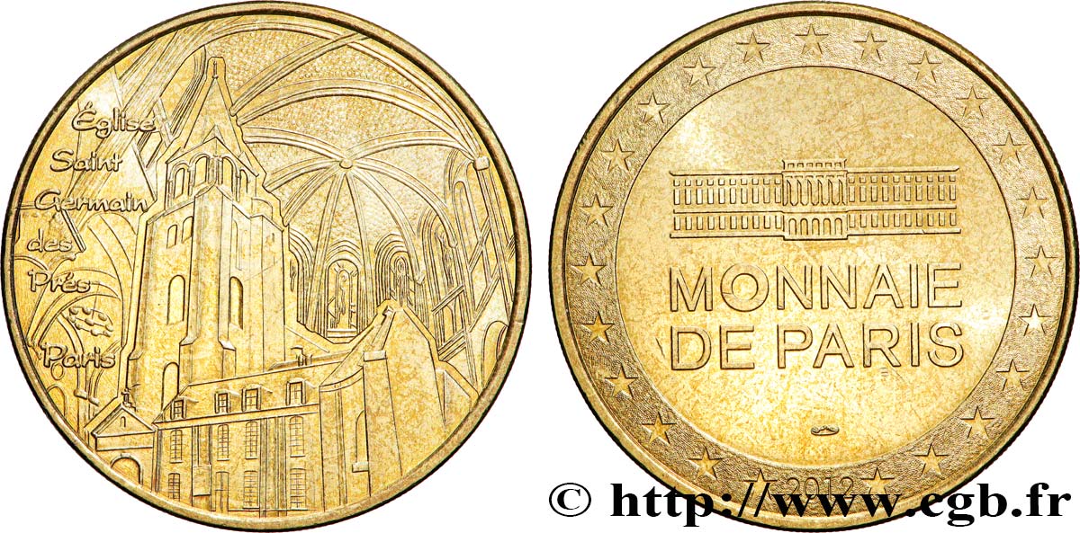 TOURISTIC MEDALS Médaille, Eglise Saint Germain-des-Prés AU