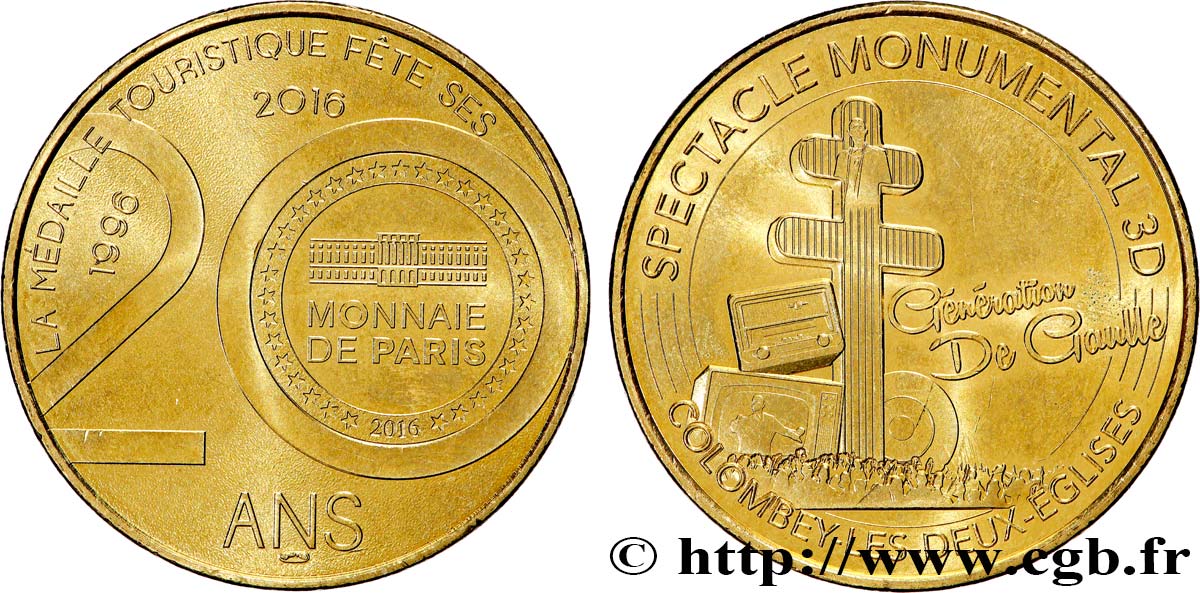 TOURISTIC MEDALS Médaille touristique, La médaille touristique fête ses 20 ans  q.SPL