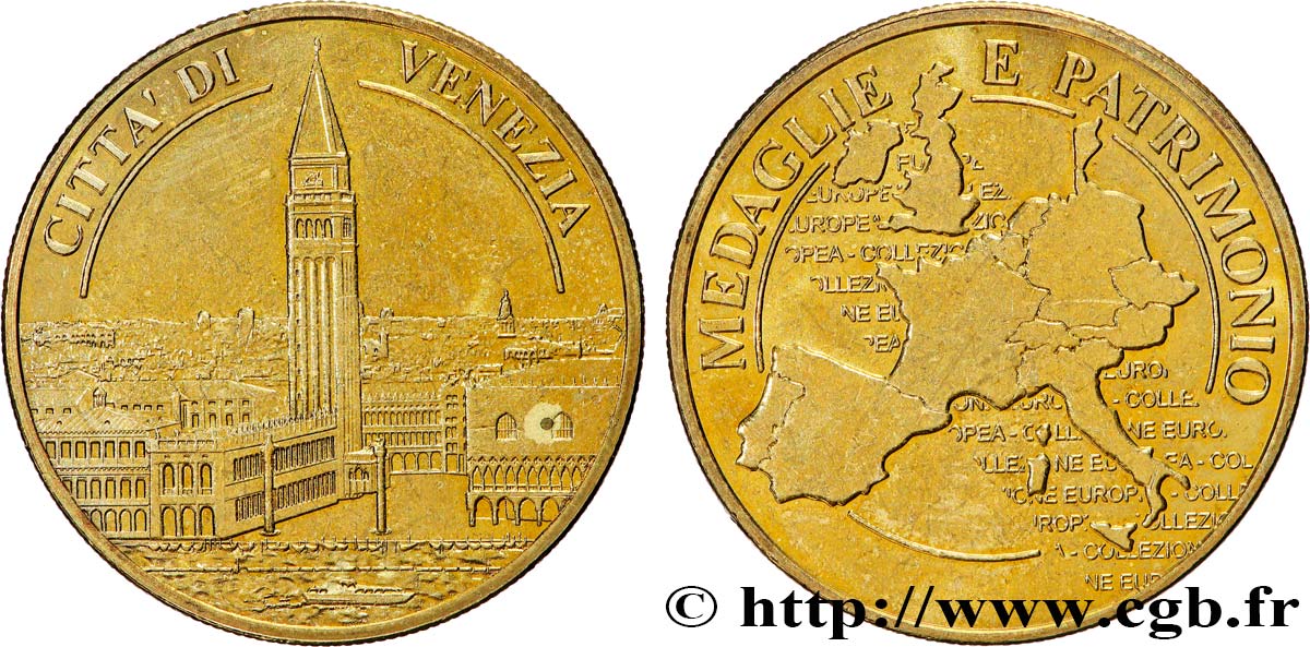 TOURISTIC MEDALS Médaille touristique, Ville de Venise BB/q.SPL